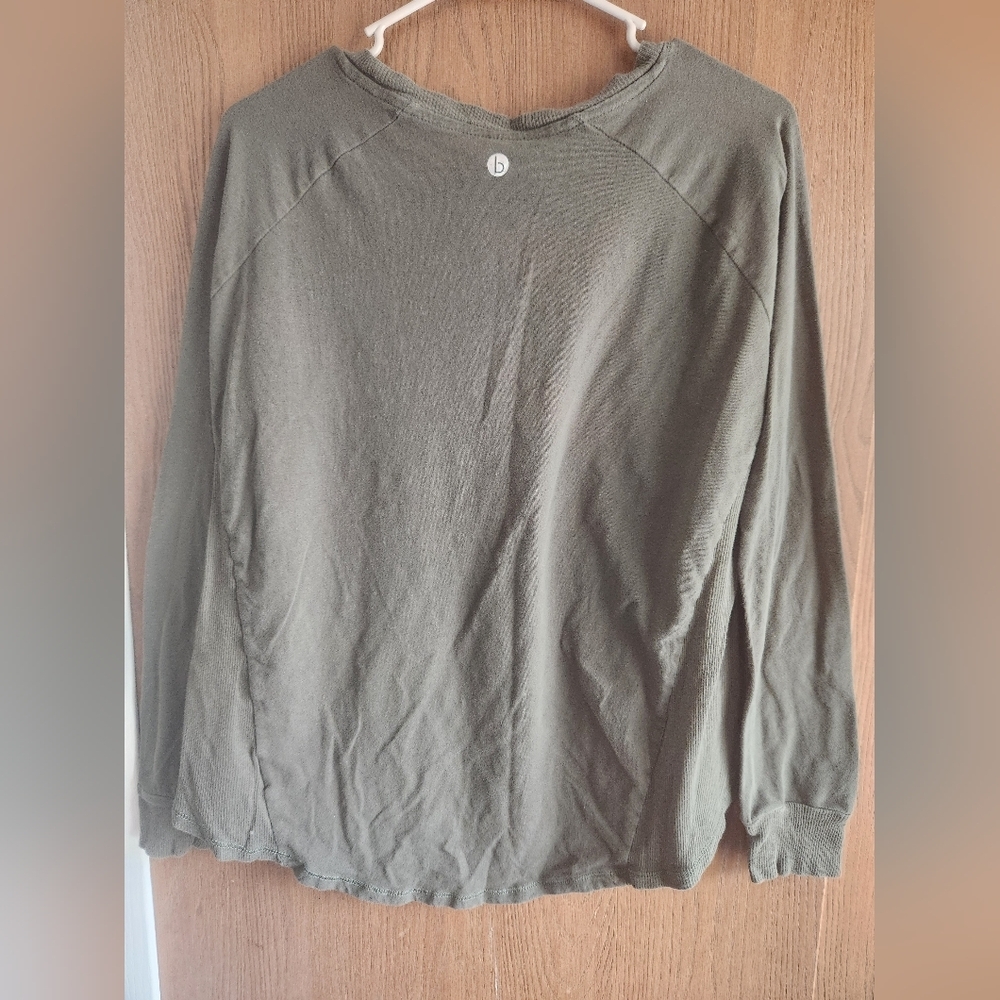 Olive Green Women's Top - Picture 3 of 3